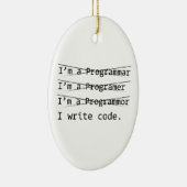 Funny Programmer Keramisch Ornament (Rechts)