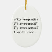 Funny Programmer Keramisch Ornament (Voorkant)