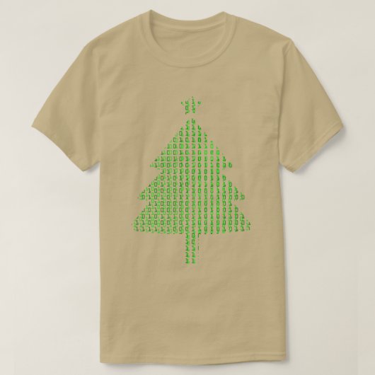 Funny Programmer kerstboomontwikkelaar Nerd Gee T-shirt (Design voorkant)