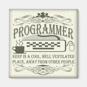 Funny Programmer Magneet