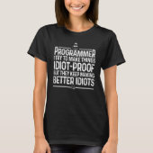 Funny Programmer Mannen Vrouwen Computer Coder Pro T-shirt (Voorkant)