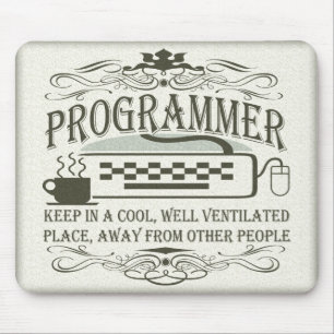 Funny Programmer Muismat