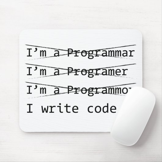 Funny Programmer Muismat (Met muis)