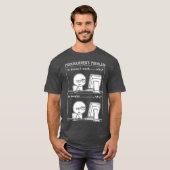 Funny Programmer Probleem it Works Computer Nerd T-shirt (Voorkant volledig)
