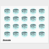 Funny Programmer Ronde Sticker (Vel)