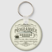 Funny Programmer Sleutelhanger (Voorkant)