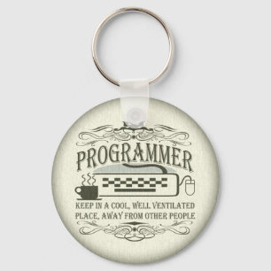 Funny Programmer Sleutelhanger