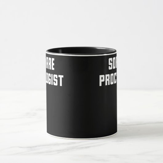 Funny Programmer Software Backend Engineer IT Mok (Midden)