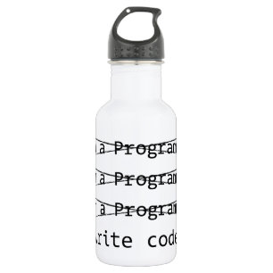 Funny Programmer Waterfles