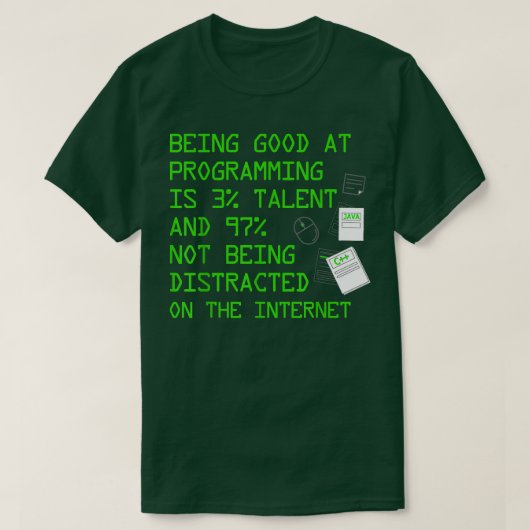 Funny Programming Art voor mannen die software cod T-shirt (Design voorkant)