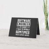 Funny Programming Software Engineer Gift Feestdagen Kaart (Voorkant)