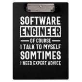 Funny Programming Software Engineer Gift Klembord (Voorkant)