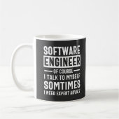 Funny Programming Software Engineer Gift Koffiemok (Links)