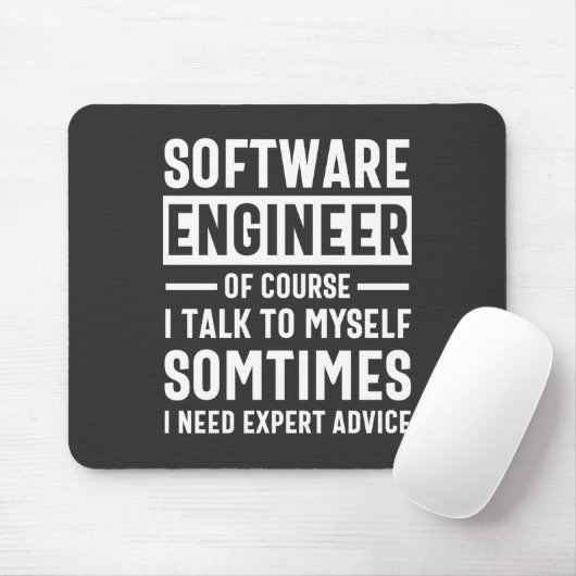Funny Programming Software Engineer Gift Muismat (Met muis)