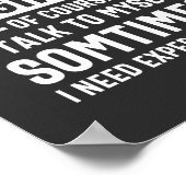 Funny Programming Software Engineer Gift Poster (Hoek)