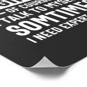 Funny Programming Software Engineer Gift Poster (Hoek)