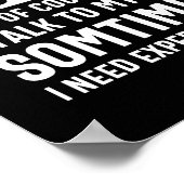 Funny Programming Software Engineer Gift Poster (Hoek)