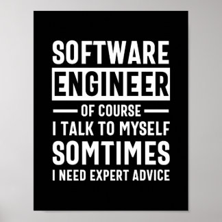 Funny Programming Software Engineer Gift Poster