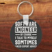Funny Programming Software Engineer Gift Sleutelhanger (Voorkant)