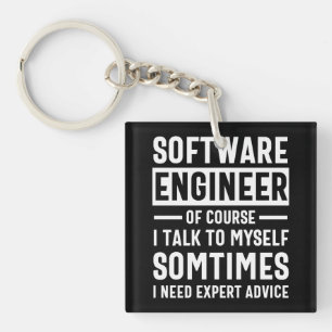 Funny Programming Software Engineer Gift Sleutelhanger