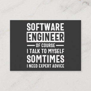 Funny Programming Software Engineer Gift Visitekaartje