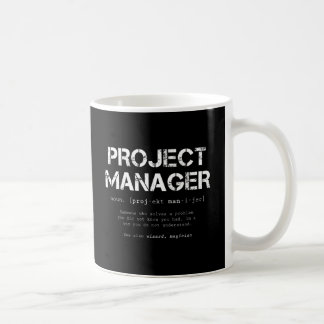 Funny Project Manager Dictionary Definition Koffiemok