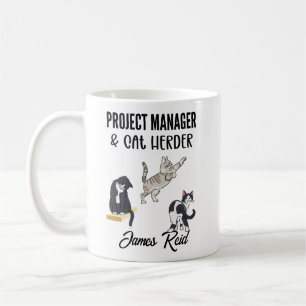 Funny Project Manager Engineering Business Koffiemok