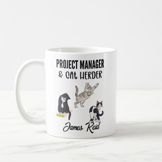 Funny Project Manager Engineering Business Koffiemok (Links)