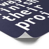 Funny Project Managers citeren Cruel Misquote PMO Poster (Hoek)