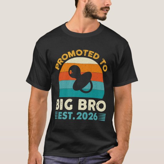 Funny Promoted To Big Brother 2026 Soon To Be Big T-shirt (Voorkant)