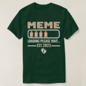 Funny Promoted to Meme Loading New Grandma 2023 Pr T-shirt (Design voorkant)
