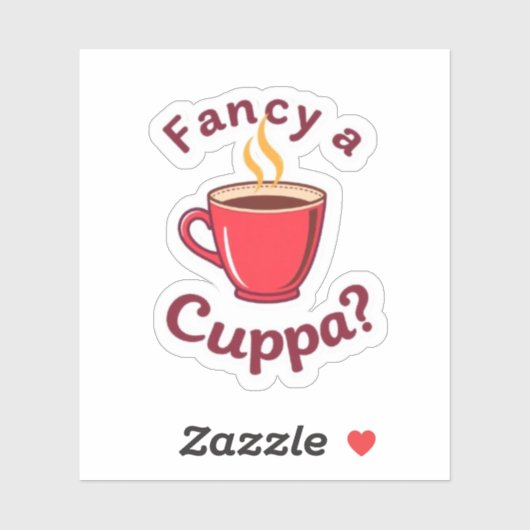 Funny Proper Chuffed British Slang Quote Sticker (Vel)