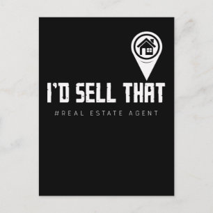 Funny Property Broker Fun Real Estate Agent Briefkaart