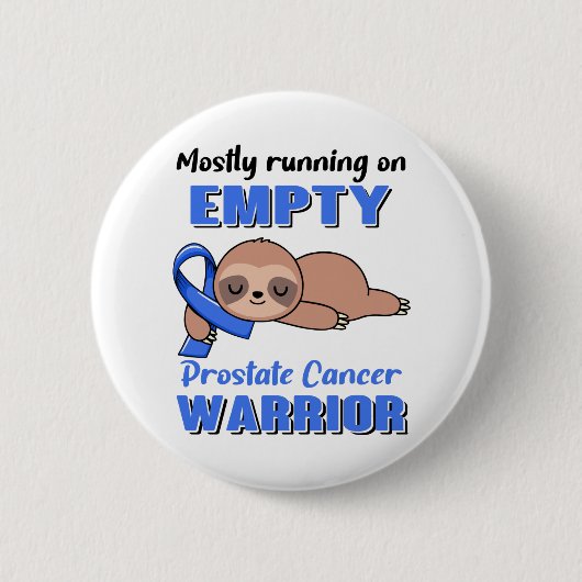Funny Prostate Cancer Awareness Giften Ronde Button 5,7 Cm (Voorkant)