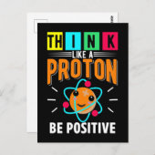 Funny Proton Humor Physicist Science Briefkaart (Voorkant / Achterkant)