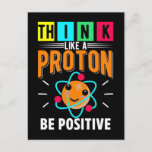 Funny Proton Humor Physicist Science Briefkaart<br><div class="desc">Funny Proton Humor Physicist Science. Kute Quantum Physics Scientist Quotes.</div>