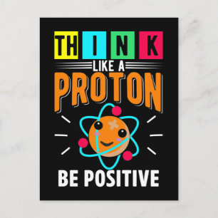 Funny Proton Humor Physicist Science Briefkaart