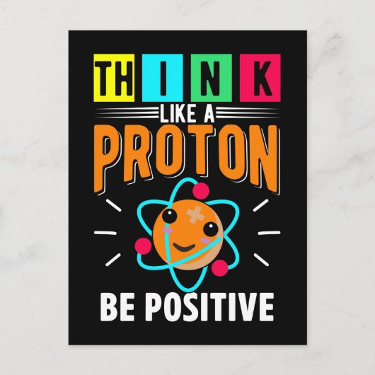 Funny Proton Humor Physicist Science Briefkaart (Voorkant)