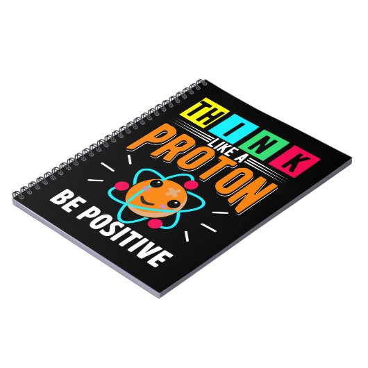 Funny Proton Humor Physicist Science Notitieboek (Linkerzijde)