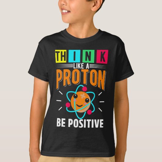 Funny Proton Humor Physicist Science T-shirt (Voorkant)
