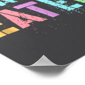 Funny Proud Crayon Eater Military Veteran Dad Offi Poster (Hoek)