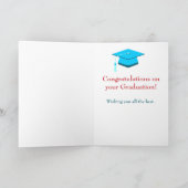 Funny Proud Grandma Afstuderen Kaart (Binnen)