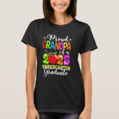 Funny Proud Grandpa of a Class of 2025 Kindergarte T-shirt (Voorkant)