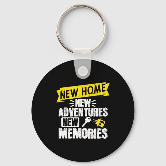 Funny Proud Homeowner New Homenew Adventures New M Sleutelhanger (Voorkant)