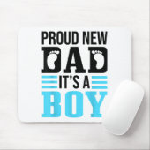 Funny Proud New Dad It's A Boy Gift For Men Cool N Muismat (Met muis)