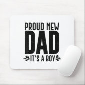 Funny Proud New Dad It's A Boy Gift For Men Cool N Muismat (Met muis)