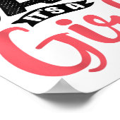 Funny Proud New Dad It's A Girl Gift For Men Cool  Poster (Hoek)