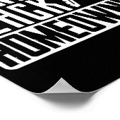 Funny Proud New House Young Black Homeowner Housew Poster (Hoek)