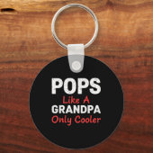 Funny Ps Grandpa Cooler From Grandkids Father's Da Sleutelhanger (Voorkant)