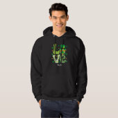 Funny Pset Shamrock Love oom Shamrock St Patric Hoodie (Voorkant volledig)